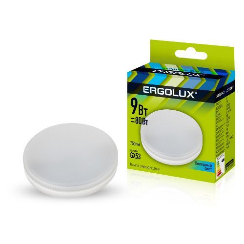  ERGOLUX (13515) LED-GX53-9W-GX53-4K