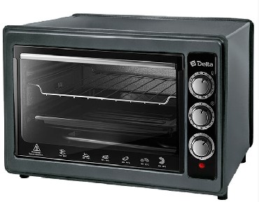 Мини печь DELTA D-0124 черная 37л