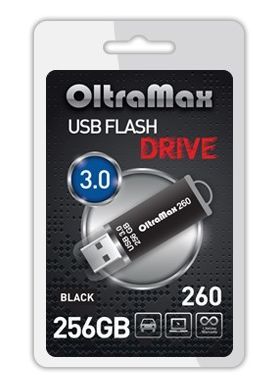  OLTRAMAX 256GB 260 Black 3.0 [OM-256GB-260-Black]