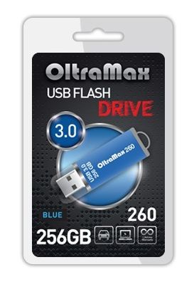 USB флэш-накопитель OLTRAMAX 256GB 260 Blue 3.0 [OM-256GB-260-Blue]