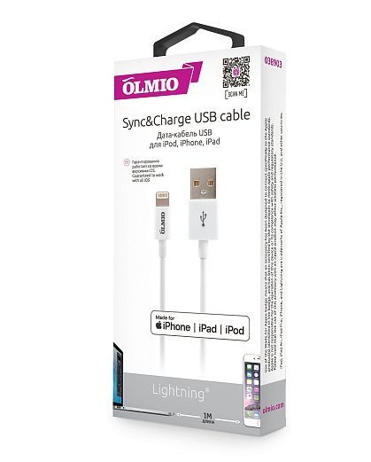 ����-������ OLMIO ����-������ MFI USB2.0 2.4�, 1�, ����� (38903)