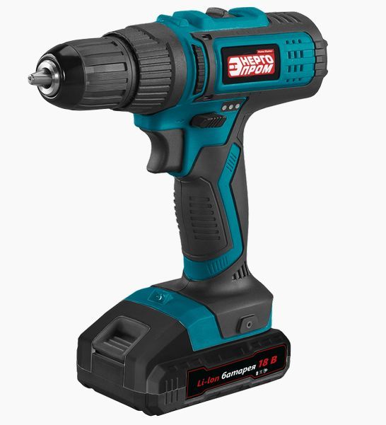 Дрель шуруповёрт ЭНЕРГОПРОМ HOME MASTER ДА-18/2 LI 00-00010877
