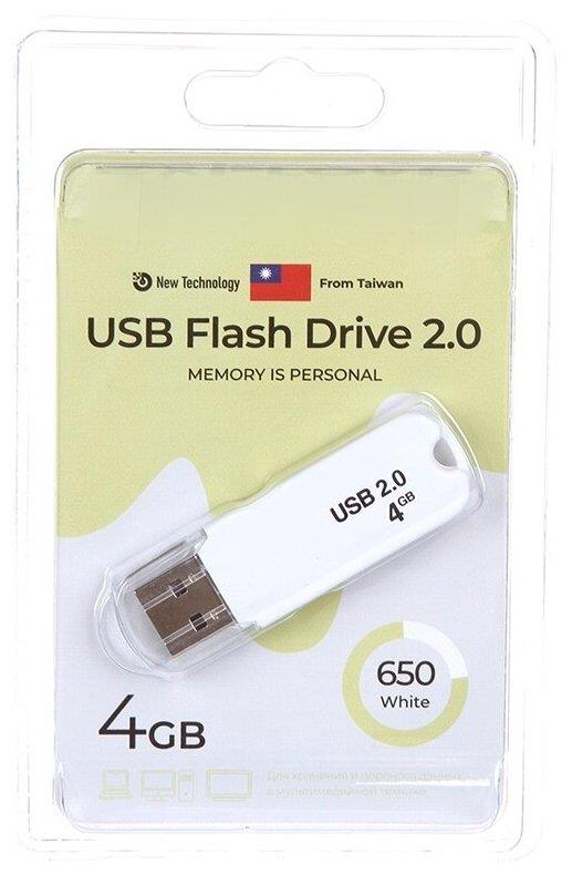 USB флэш-накопитель EXPLOYD EX-4GB-650-White