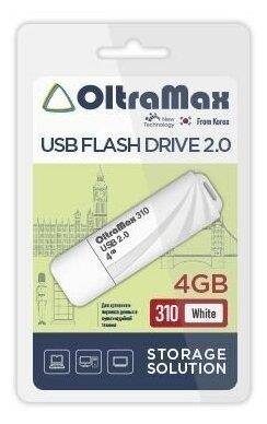 USB флэш-накопитель OLTRAMAX OM-4GB-310-White