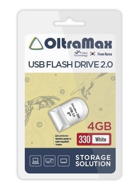 USB флэш-накопитель OLTRAMAX OM-4GB-330-White
