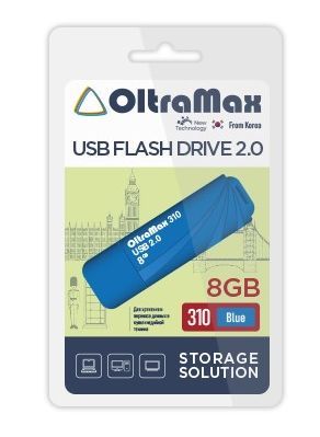 USB флэш-накопитель OLTRAMAX OM-8GB-310-Blue