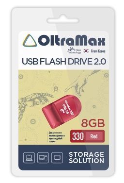 USB флэш-накопитель OLTRAMAX OM-8GB-330-Red