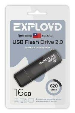 USB флэш-накопитель EXPLOYD EX-16GB-620-Black