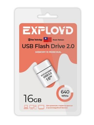 USB флэш-накопитель EXPLOYD EX-16GB-640-White