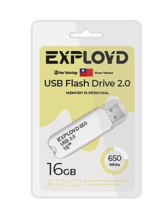 USB флэш-накопитель EXPLOYD EX-16GB-650-White