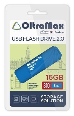 USB флэш-накопитель OLTRAMAX OM-16GB-310-Blue
