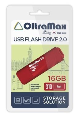 USB флэш-накопитель OLTRAMAX OM-16GB-310-Red