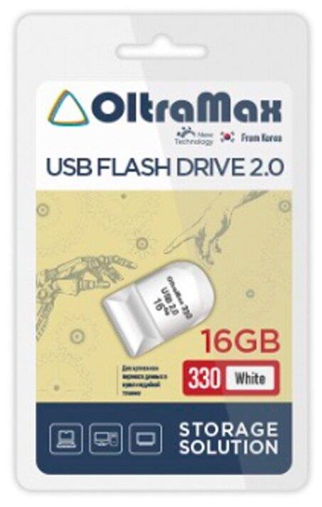 USB флэш-накопитель OLTRAMAX OM-16GB-330-White