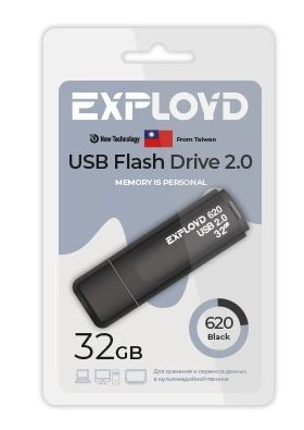 USB флэш-накопитель EXPLOYD EX-32GB-620-Black