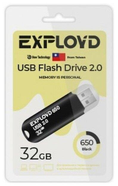 USB флэш-накопитель EXPLOYD EX-32GB-650-Black