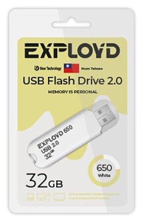 USB флэш-накопитель EXPLOYD EX-32GB-650-White