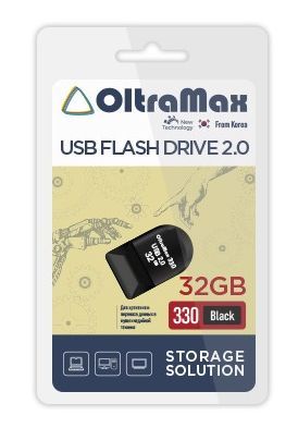 USB флэш-накопитель OLTRAMAX OM-32GB-330-Black