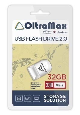 USB флэш-накопитель OLTRAMAX OM-32GB-330-White