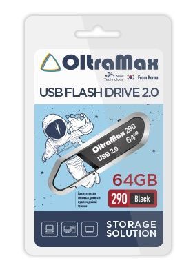 USB флэш-накопитель OLTRAMAX OM-64GB-290-Black
