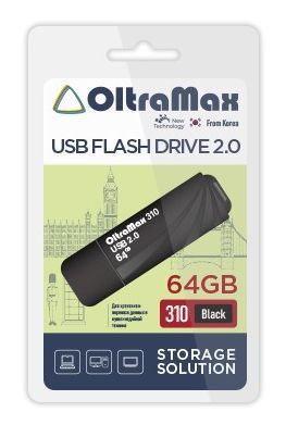 USB флэш-накопитель OLTRAMAX OM-64GB-310-Black