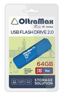 USB флэш-накопитель OLTRAMAX OM-64GB-310-Blue
