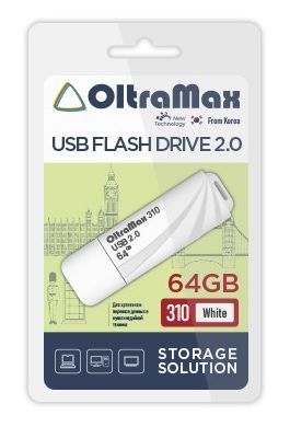USB флэш-накопитель OLTRAMAX OM-64GB-310-White