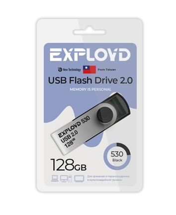USB флэш-накопитель EXPLOYD EX-128GB-530-Black