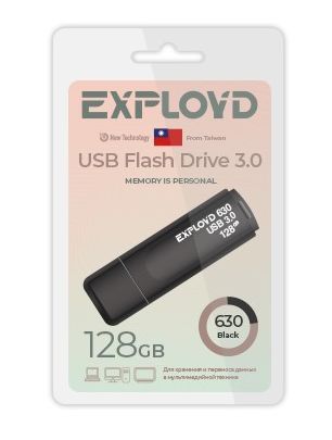 USB флэш-накопитель EXPLOYD EX-128GB-630-Black...
