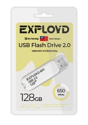 USB флэш-накопитель EXPLOYD EX-128GB-650-White