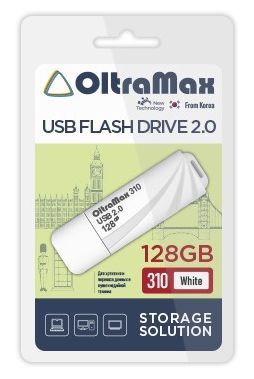 USB флэш-накопитель OLTRAMAX OM-128GB-310-White