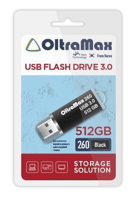 USB флэш-накопитель OLTRAMAX OM-512GB-260-Black...