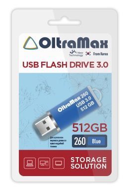 USB флэш-накопитель OLTRAMAX OM-512GB-260-Blue USB 3.0