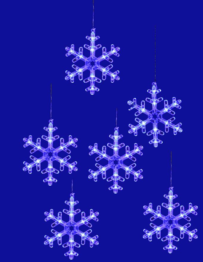  UNIEL (UL-00007336) ULD-E1503-072/DTA BLUE IP20 SNOWFLAKES-3 