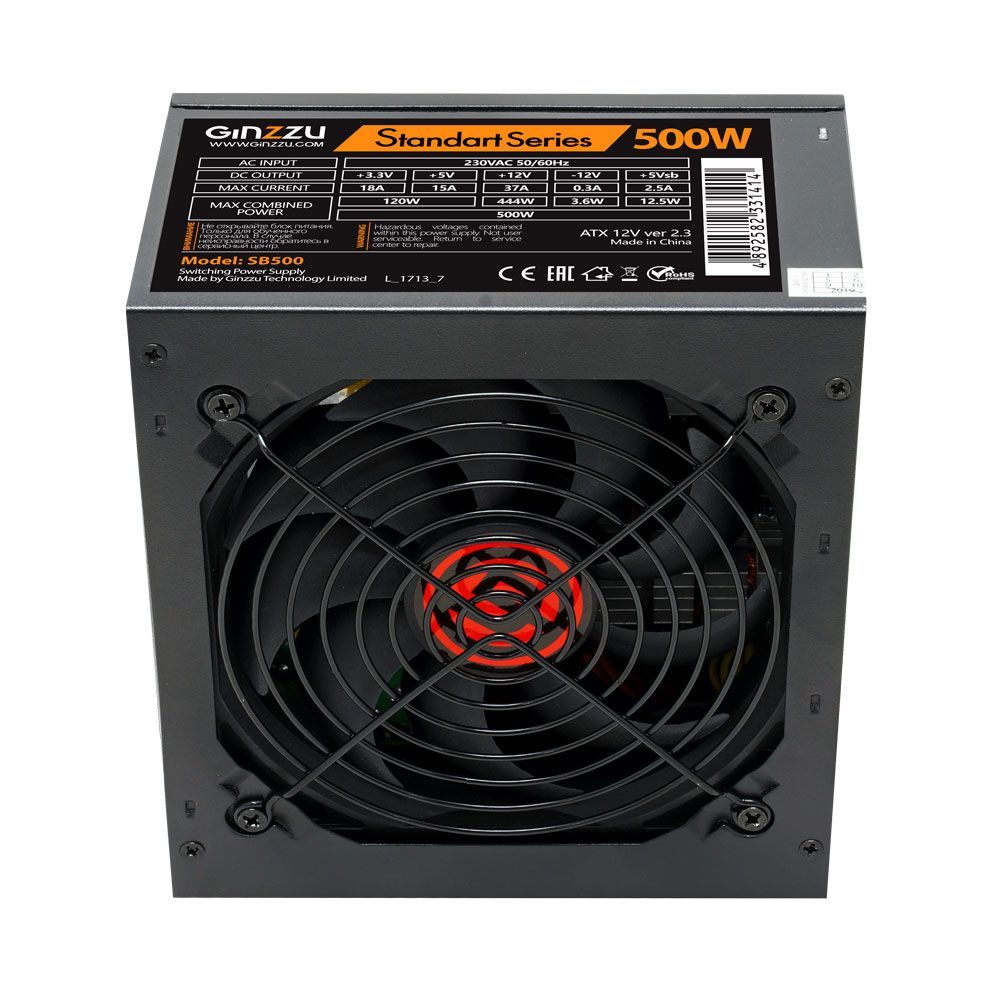   GINZZU (17487) SB500 ATX, 12CM fan