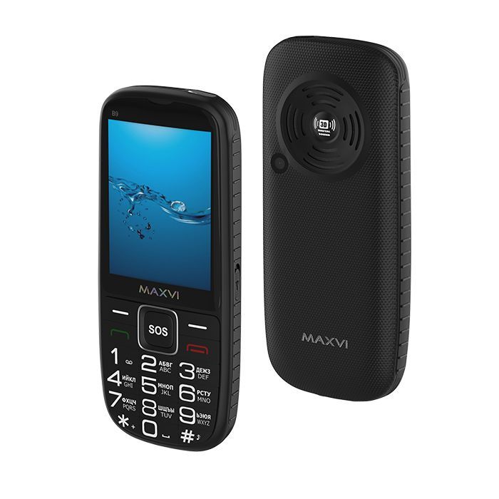   MAXVI B9 Black (2 SIM)