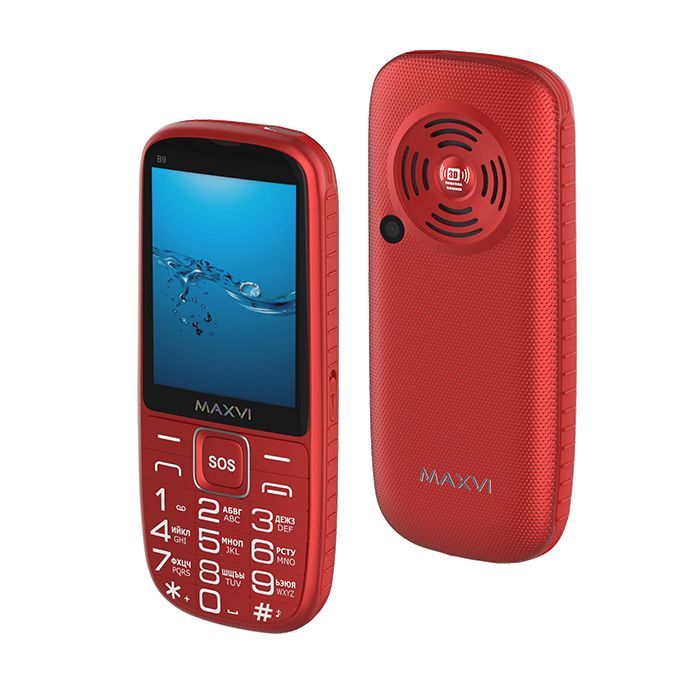   MAXVI B9 Red (2 SIM)