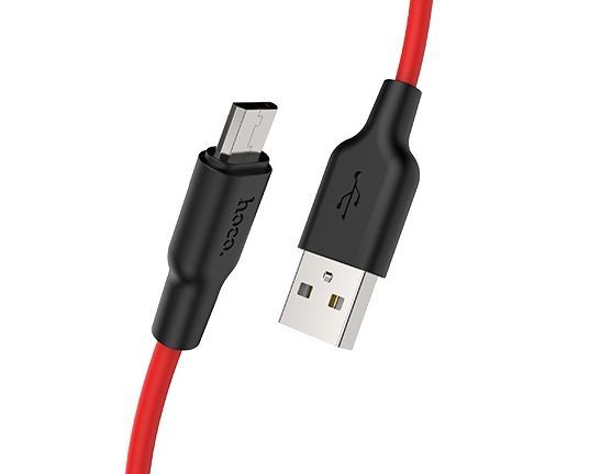 ����-������ microUSB HOCO (6931474713841) X21 PLUS USB (m) - microUSB (m) 1.0m -