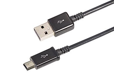  REXANT (18-4402)  USB-mini USB/PVC/black/1m/REXANT