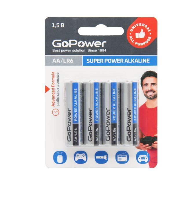   GOPOWER (00-00015601) Super Power Alkaline / LR6