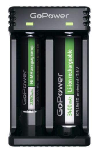 �������� ���������� GOPOWER LiCharger 4 �/� ��� ������������� 2 �����