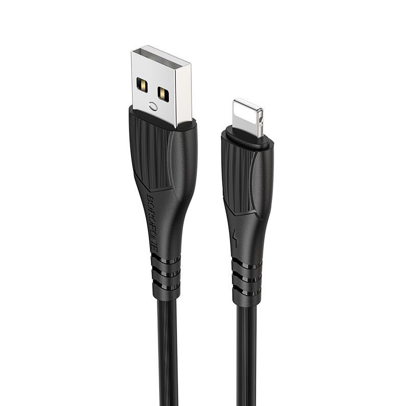 Дата-кабель 8 Pin BOROFONE (6931474720856) BX37 USB-Lightning 8 Pin 2.4A 1M -