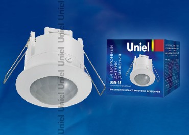   UNIEL (06567) USN-15-360R-1200W-3LUX-6M-0,6-1,5M/S-WH