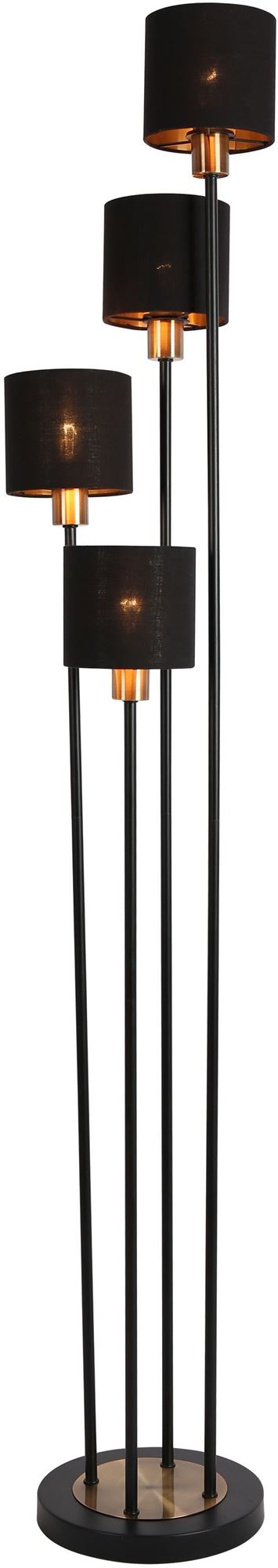 ���������� ESCADA 1109/4 E14*40W Black/Gold