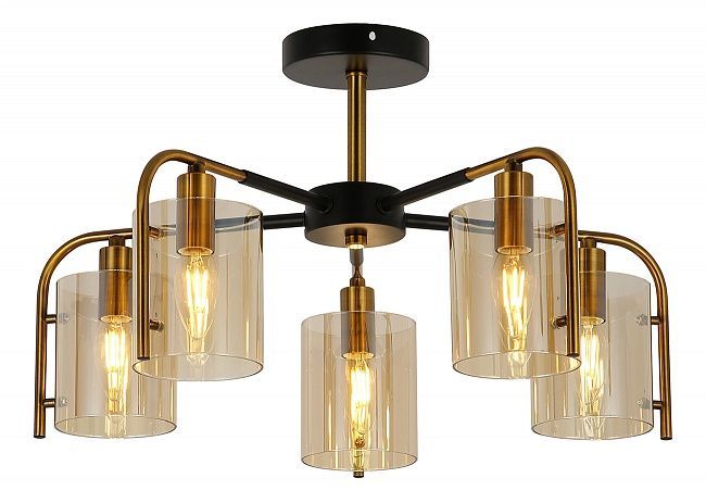 ���������� ESCADA 671/5P E14*40W Black/Gold