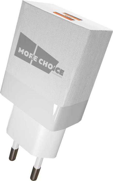  MORE CHOICE (4627151196121) NC24i 2USB 2.1A   Apple 8-pin White