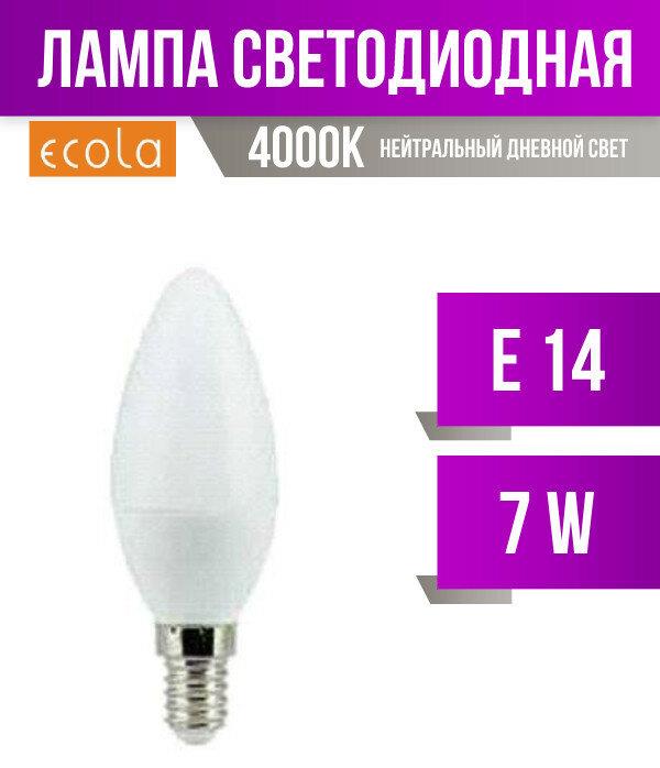  ECOLA C4LV70ELC CANDLE LED 7W/E14/4000K