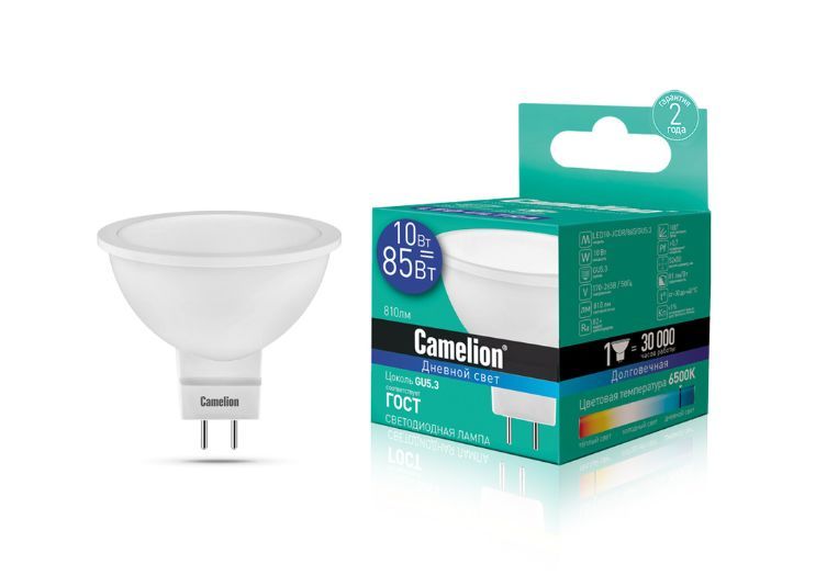  CAMELION (13686) LED10-JCDR/865/GU5.3/10/6500