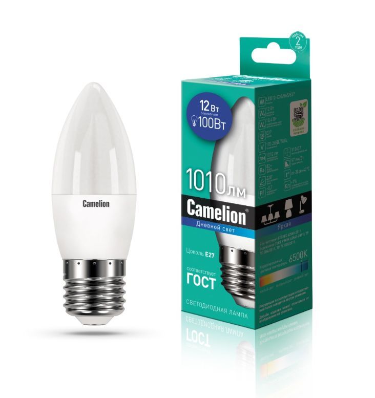  CAMELION (13692) LED12-C35/865/E27