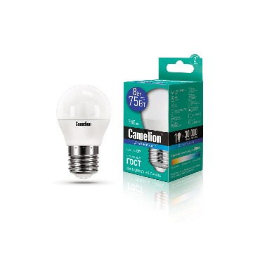  CAMELION (13373) LED8-G45/865/E27/8