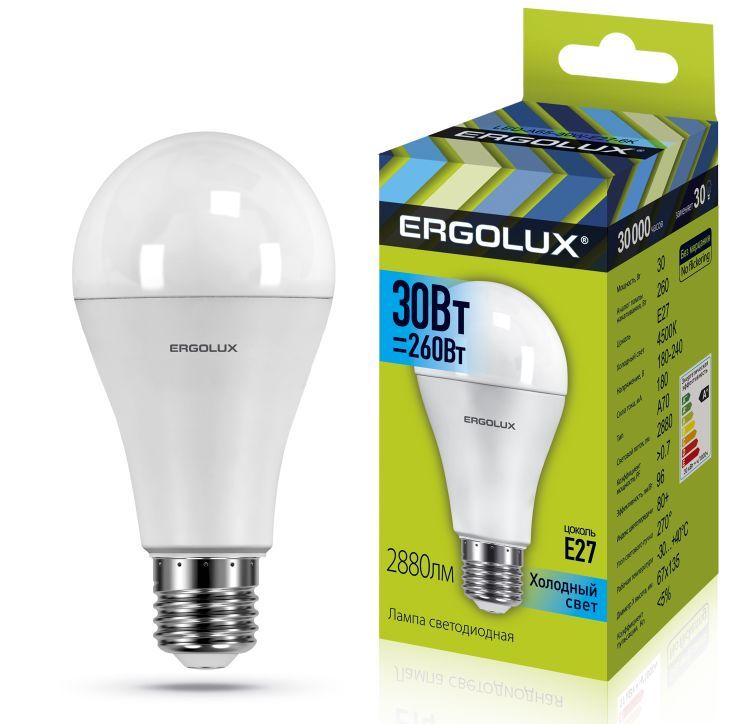  ERGOLUX (14229) LED-A70-30W-E27-4K